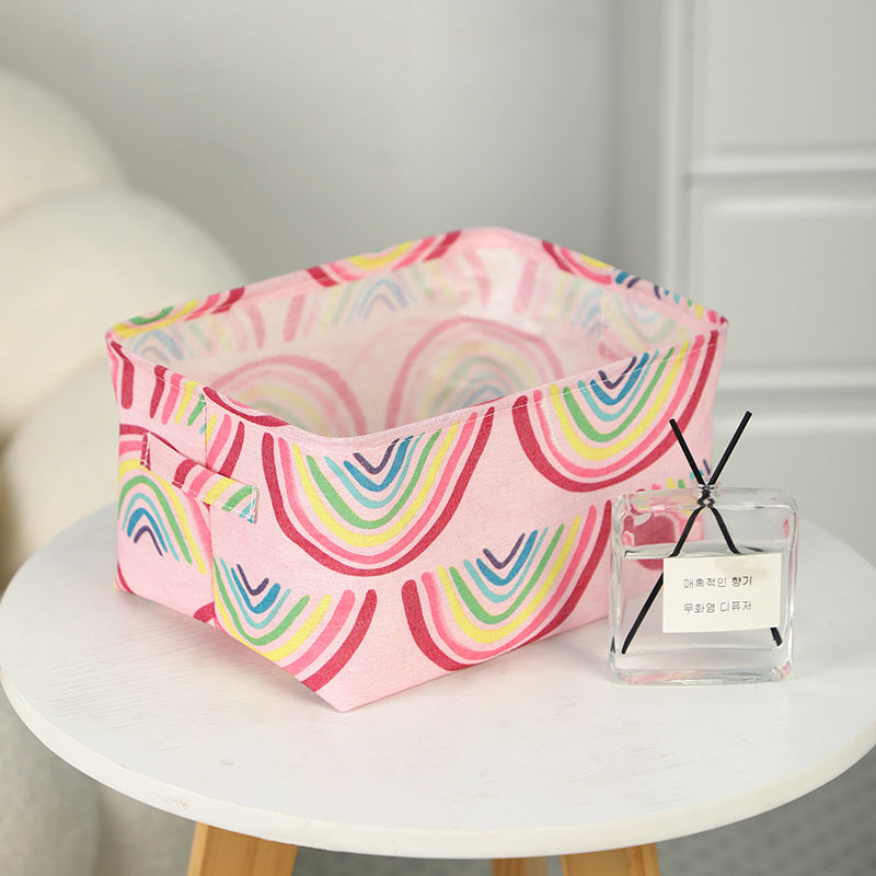 Wholesale Canvas Foldable Desktop Storage Box